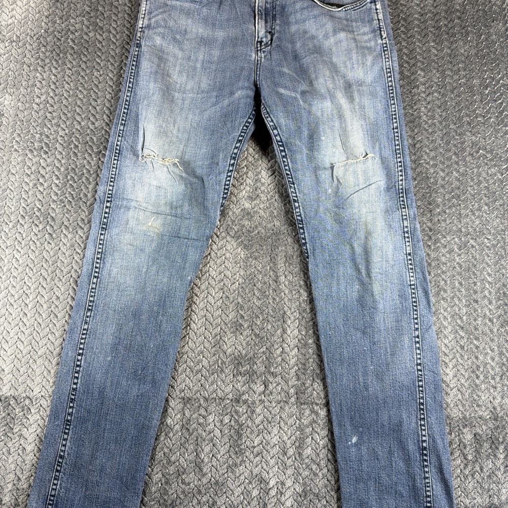 Levi 508 Jeans Men's 30x30 Medium Wash‎ Regular Taper Denim Distressed